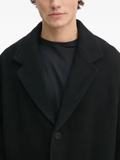 Etudes Studio Patch-pocket Coat In Black