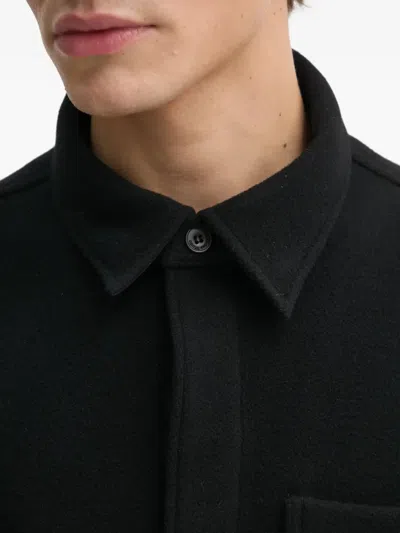 Etudes Studio Pocket Collared Jacket In Black