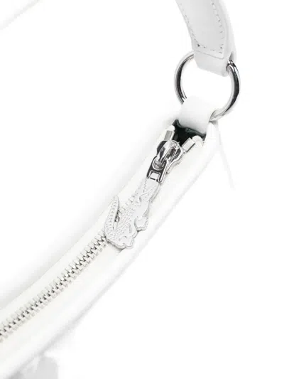 Lacoste Small Lenglen Leather Bag - One Size In White