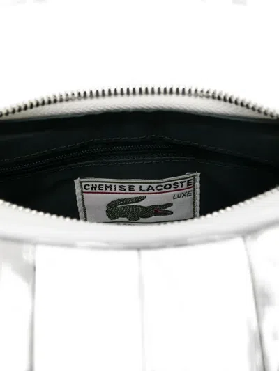 Lacoste Small Lenglen Leather Bag - One Size In White