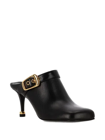 Chloé 75mm Andrea Leather Mules In Black