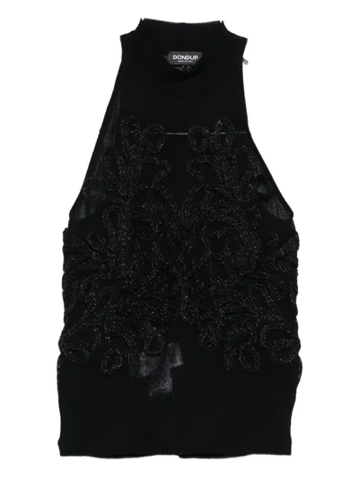 Dondup Top Black In Black