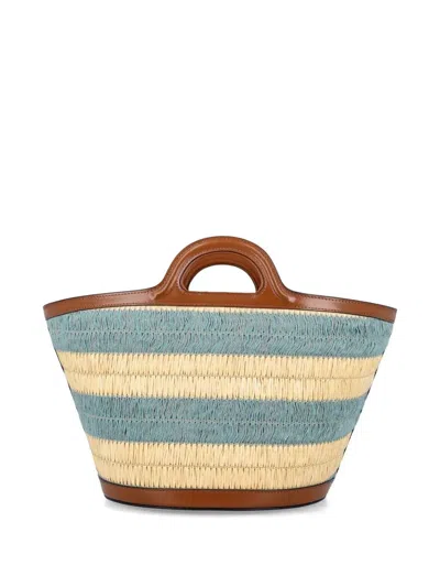 Marni Women's Tropicalia Raffia-effect Small Bag In Multi