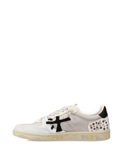 Premiata Studded Retro Lace-up Footwear In Multi