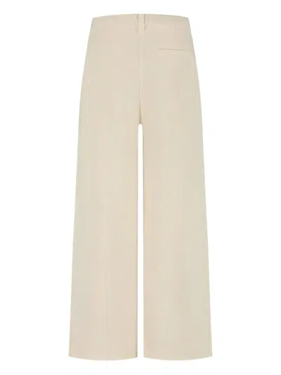 Aspesi Corduroy Trousers In Neutral