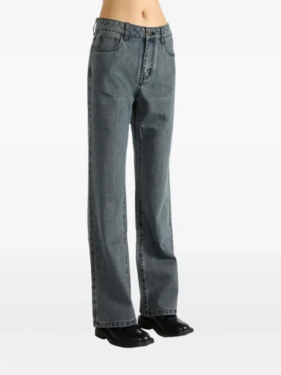 Atelier New York Washed-effect Jeans In Blue