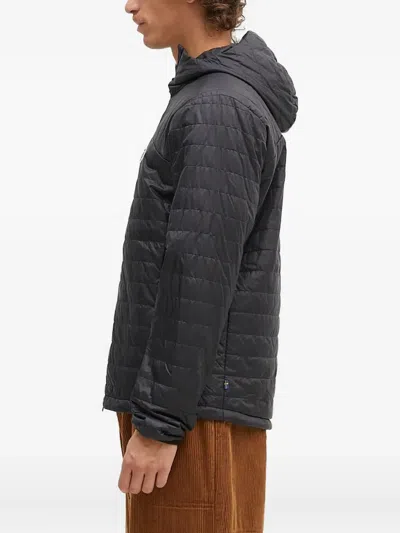 Fjall Raven Zip-up Hooded Jacket In Black