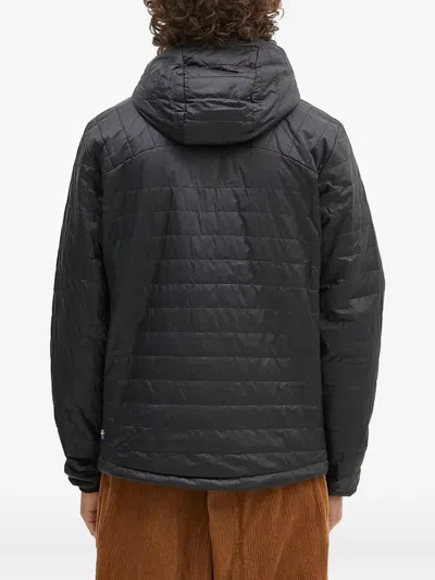 Fjall Raven Zip-up Hooded Jacket In Black