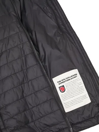 Fjall Raven Zip-up Hooded Jacket In Black