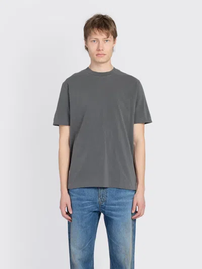 Our Legacy Mens Worn Black Boxy Short-sleeve Cotton-jersey T-shirt In Gray