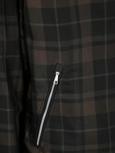 Our Legacy Check Pattern Jacket With Hood And Pockets In Multi