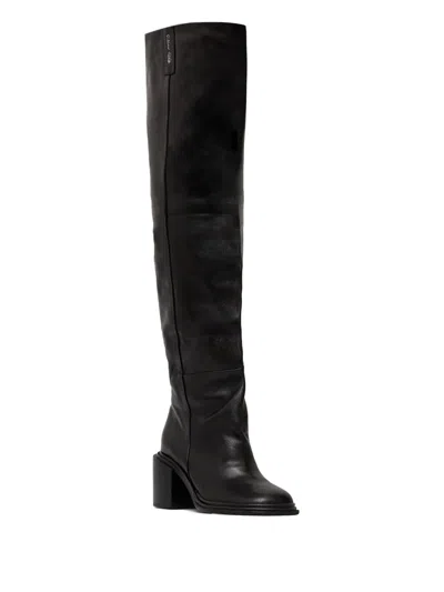 Naked Wolfe 75mm Prince Leather Boots In Black