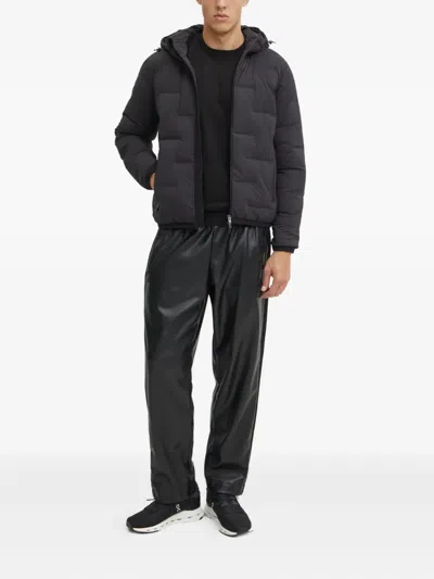 Ea7 Logo-patch Jacket In Black