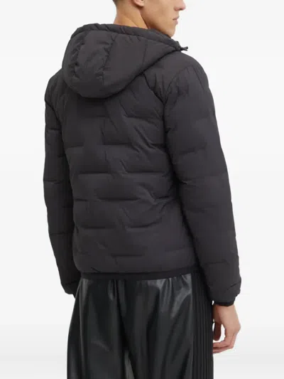 Ea7 Logo-patch Jacket In Black