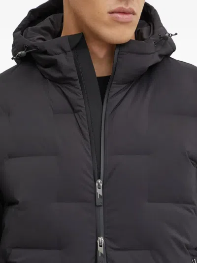 Ea7 Logo-patch Jacket In Black