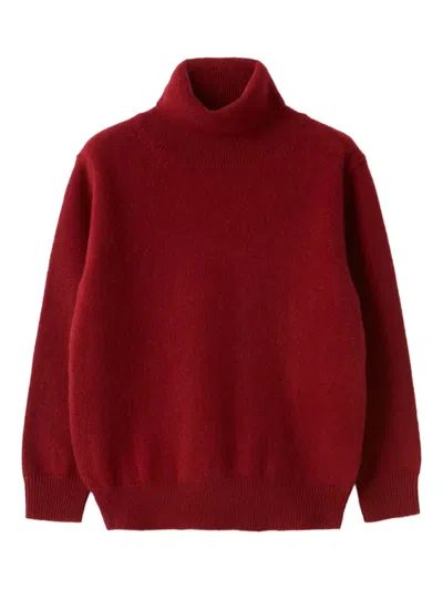 Il Gufo Turtleneck Long-sleeve Top In Brown