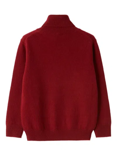 Il Gufo Turtleneck Long-sleeve Top In Brown