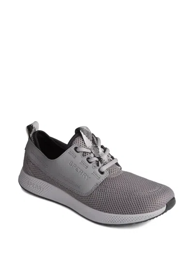 Sperry 7 Seas Three-eyelet Mesh Sneakers In Gray