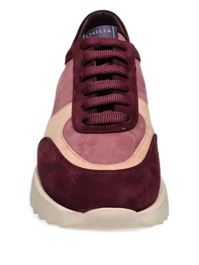 Le Silla Suede Sneakers In Multi