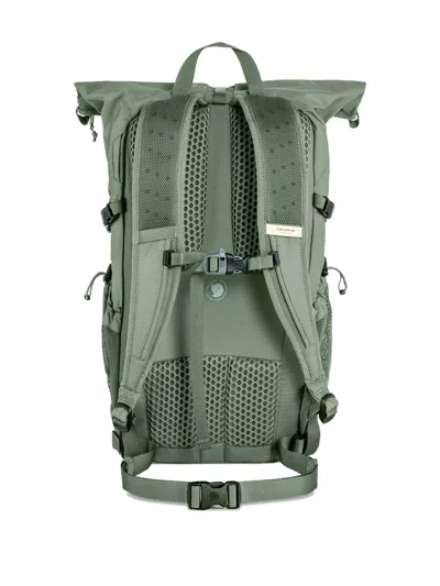 Fjall Raven Roll-top Drawstring Backpack In Green