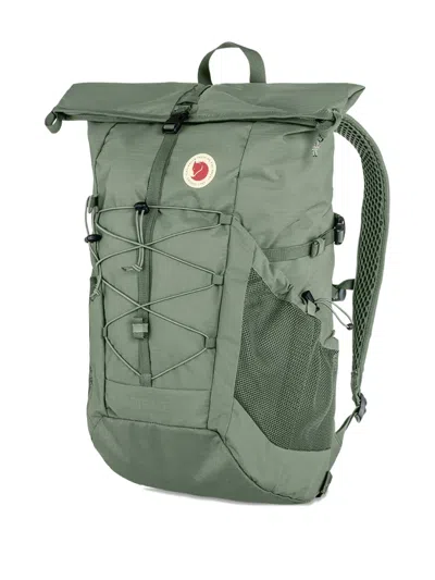 Fjall Raven Roll-top Drawstring Backpack In Green