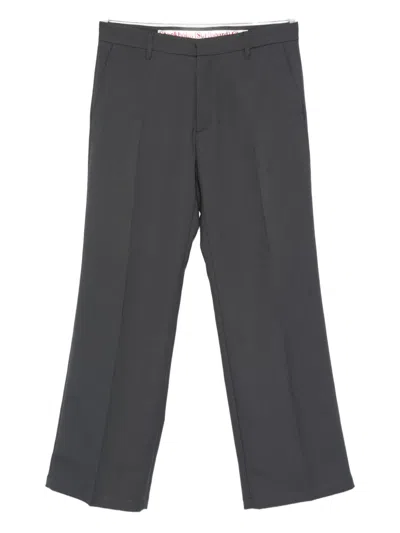Stockholm Surfboard Club Pressed-crease Pants In Gray