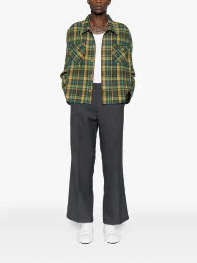 Stockholm Surfboard Club Pressed-crease Pants In Gray