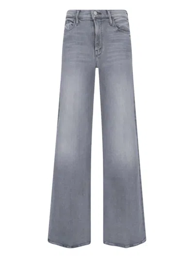 Mother The Twister Heel Jeans In Gray