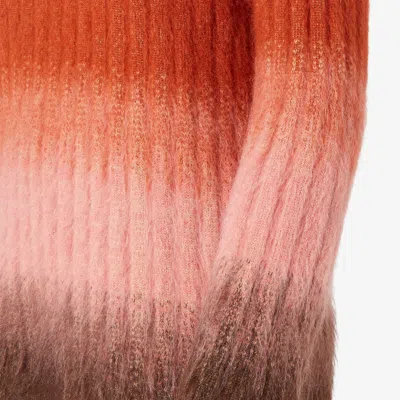 Fendi Gradient Mohair And Wool Fitted Jumper Clothing In Multi