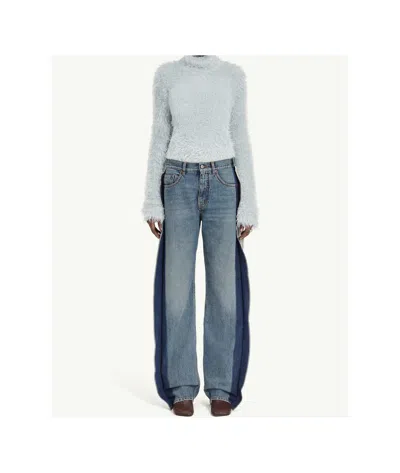 Mm6 Maison Margiela Straight-leg Jeans In Blue