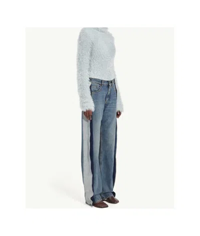 Mm6 Maison Margiela Straight-leg Jeans In Blue