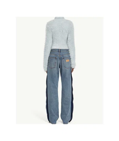 Mm6 Maison Margiela Straight-leg Jeans In Blue
