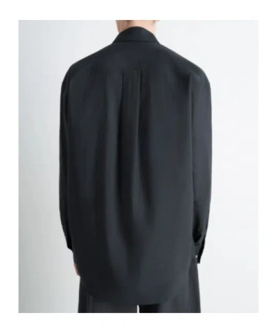 Lemaire Long Sleeve Shirt In Black