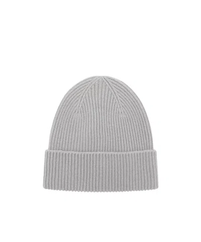 Gucci Grey Cashmere Beanie Women In Gray