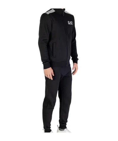 Ea7 Long-sleeved Casual Wear Suit In Animal Print