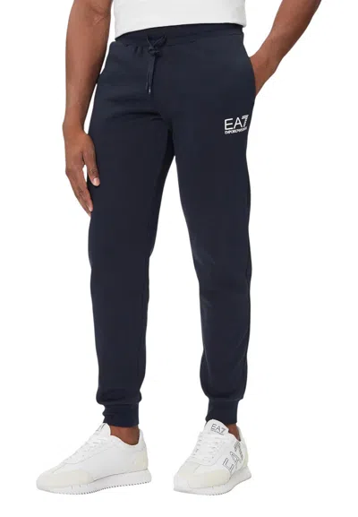 Ea7 Long-sleeved Sportswear Suit In Black