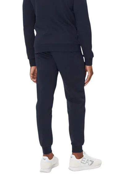 Ea7 Long-sleeved Sportswear Suit In Black