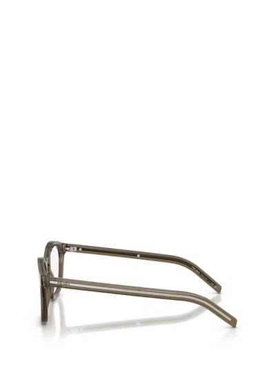 Prada Full-frame Plain Mirror In Gray