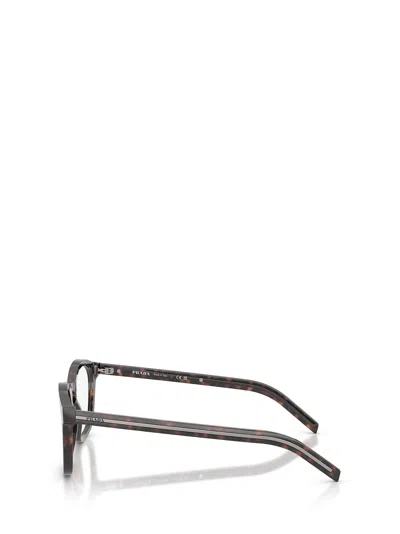 Prada Round-frame Tortoiseshell Glasses In Brown