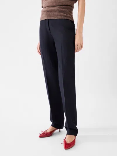 Jacquemus Le Pantalon Camargue Wool Trousers In Blue