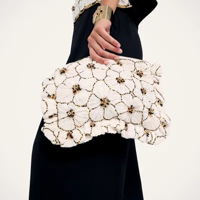 La Doublej Hand Pochette In White