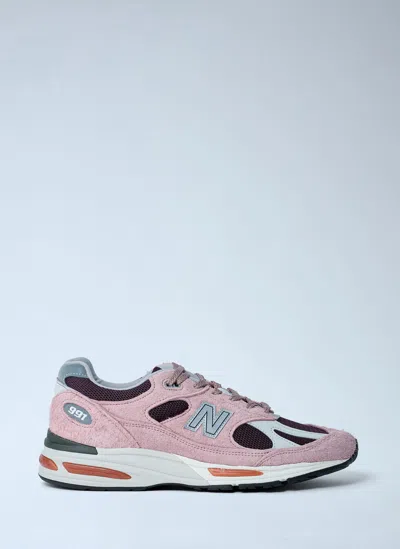 New Balance Suede And Mesh Sneakers With Iconic Branding And Textured Accents In Multi