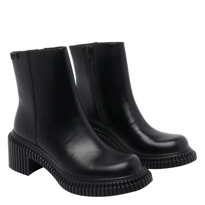 Camper 70mm Pix London Ridged-sole Boots In Black