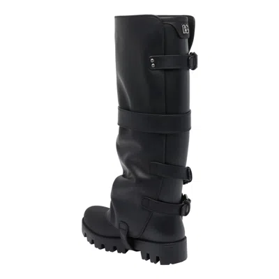 Dolce & Gabbana Dolce&gabbana Women Buckle Boots In Black