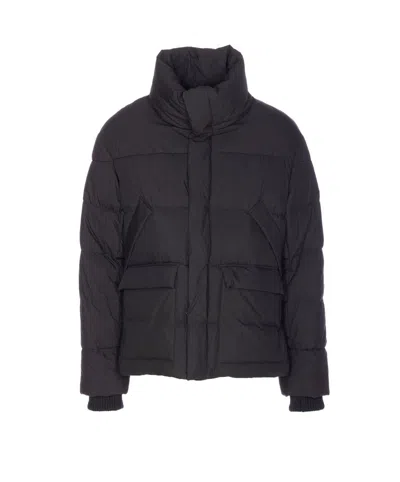 Tatras High Neck Quilted Jacket Pockets In Black