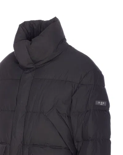 Tatras High Neck Quilted Jacket Pockets In Black