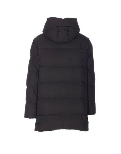 Tatras Hooded Padded Jacket Quilted Design In Black
