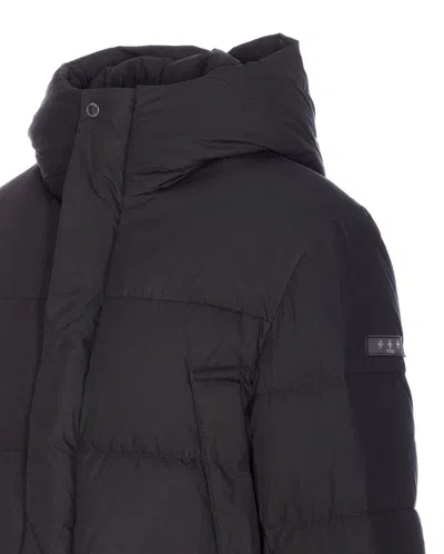 Tatras Hooded Padded Jacket Quilted Design In Black