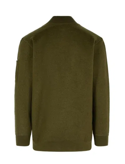 C.p. Company C.p.company Men Wool And Cotton Sweater In Green