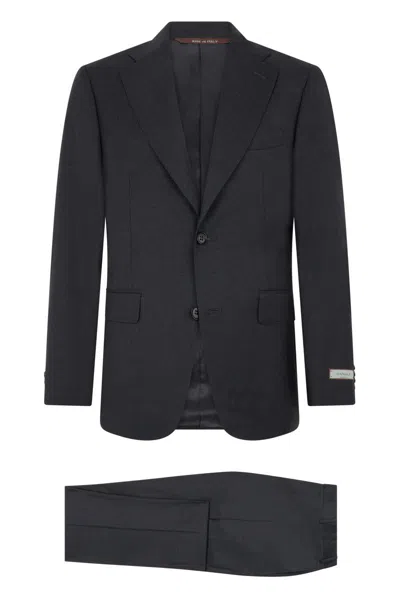 Canali Two-button Lapel Single-breasted Suit In Gray